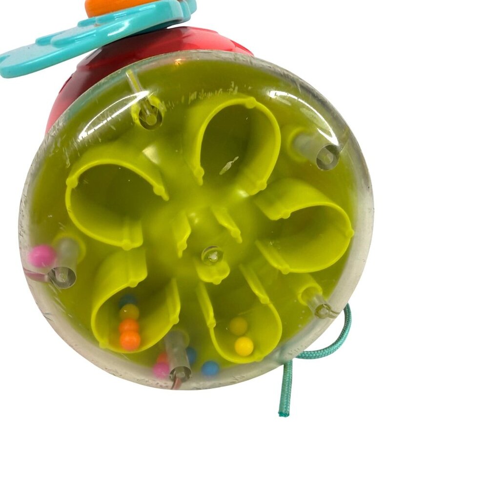 Fisher Price Paradise Pals Pull Along Flamingo Toddler Toy Bead Filled Wheels - Picture 5 of 10